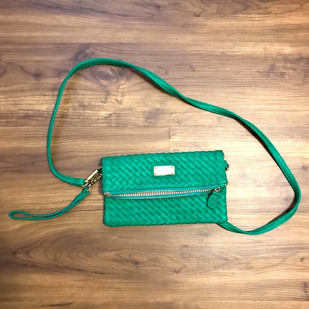 Nine West green crossbody.
